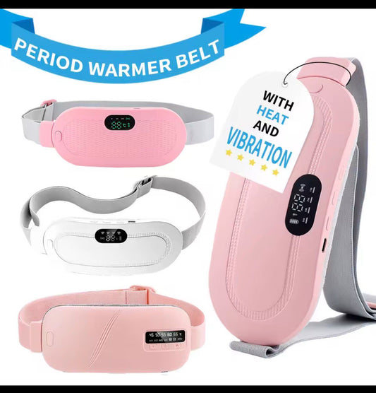 Women’s Period Pain Relief Belt – Electric Heating & Massage Pad for Abdominal Comfort