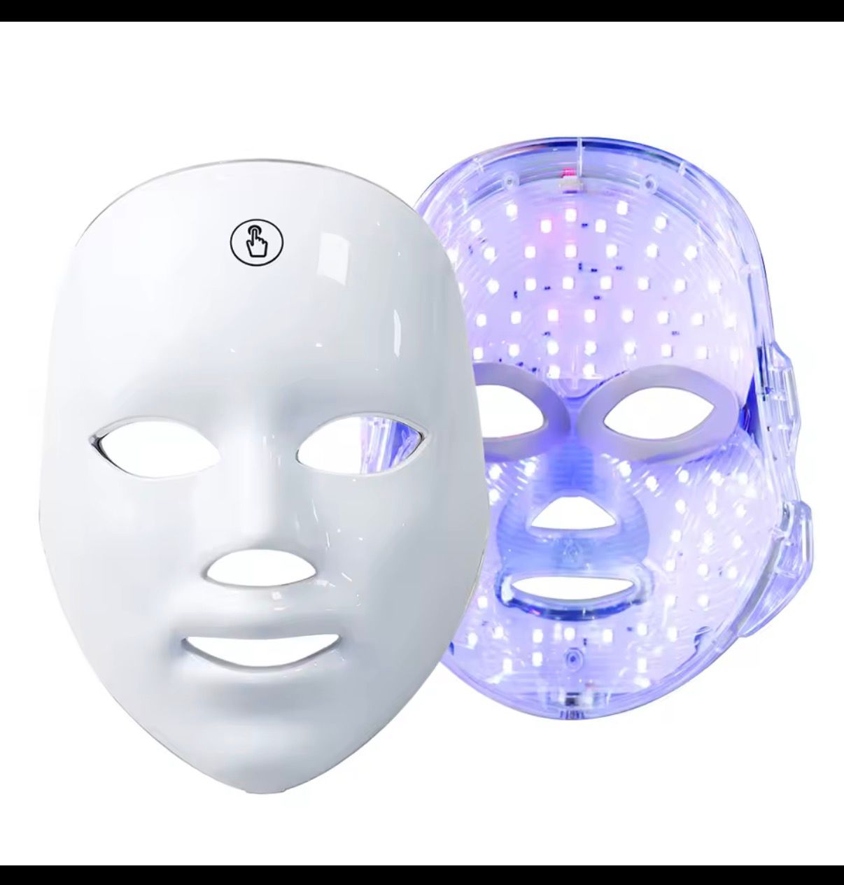 Wireless 7-Color LED Face & Neck Mask – Photon Therapy Skin Rejuvenation & Tightening Device