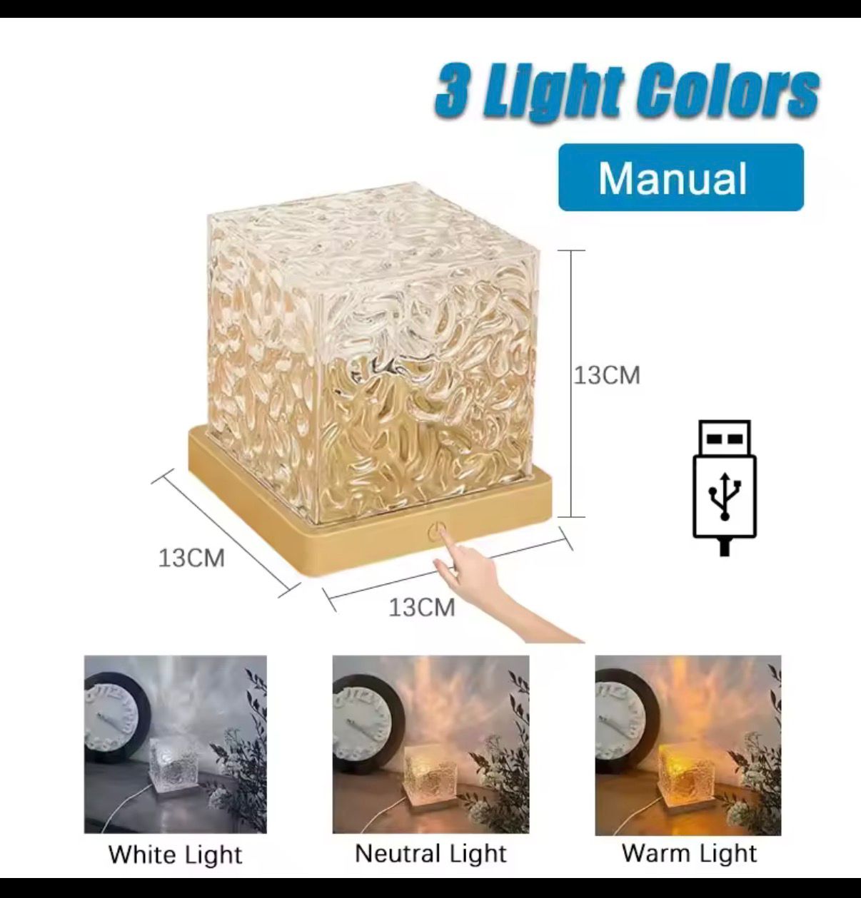Water Ripple LED Projector Light