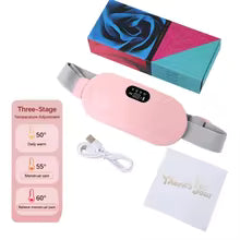 Women’s Period Pain Relief Belt – Electric Heating & Massage Pad for Abdominal Comfort