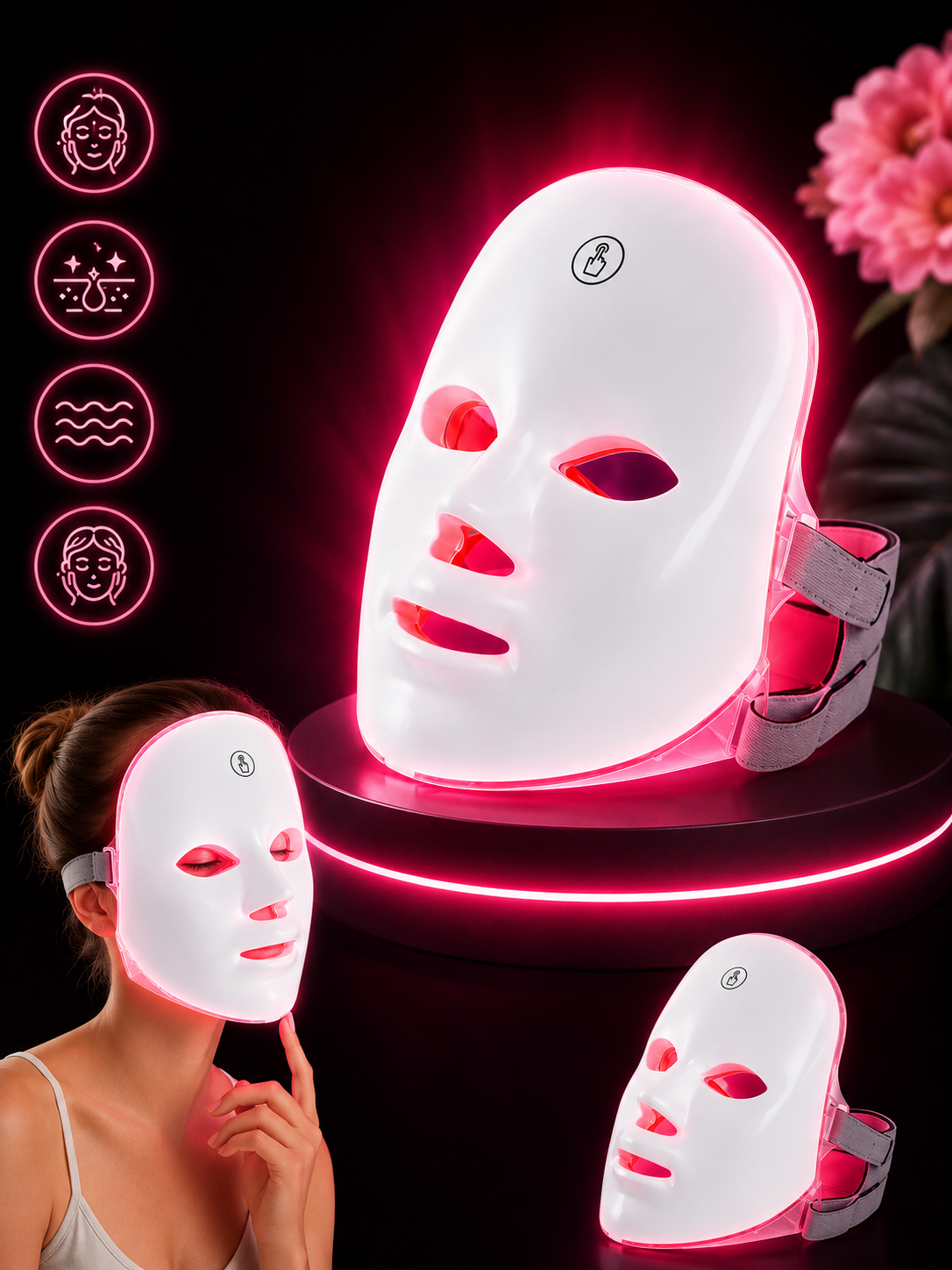 Red Light Therapy Face Mask