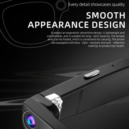 Smart AI Glasses 4K with 8MP HD Camera, Bluetooth Audio, Voice Calls & Real-Time Translation