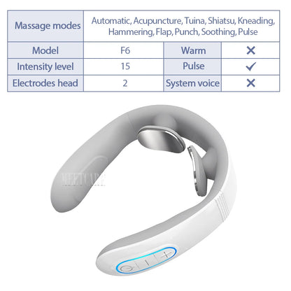 Smart Cervical & Shoulder Massager – Tens Pulse Therapy for Daily Well-Being